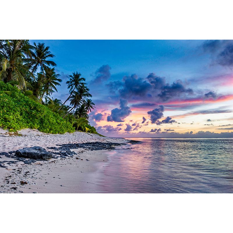 Horizontal Photography Sea Wall Mural Modernism Wall Decoration for Home