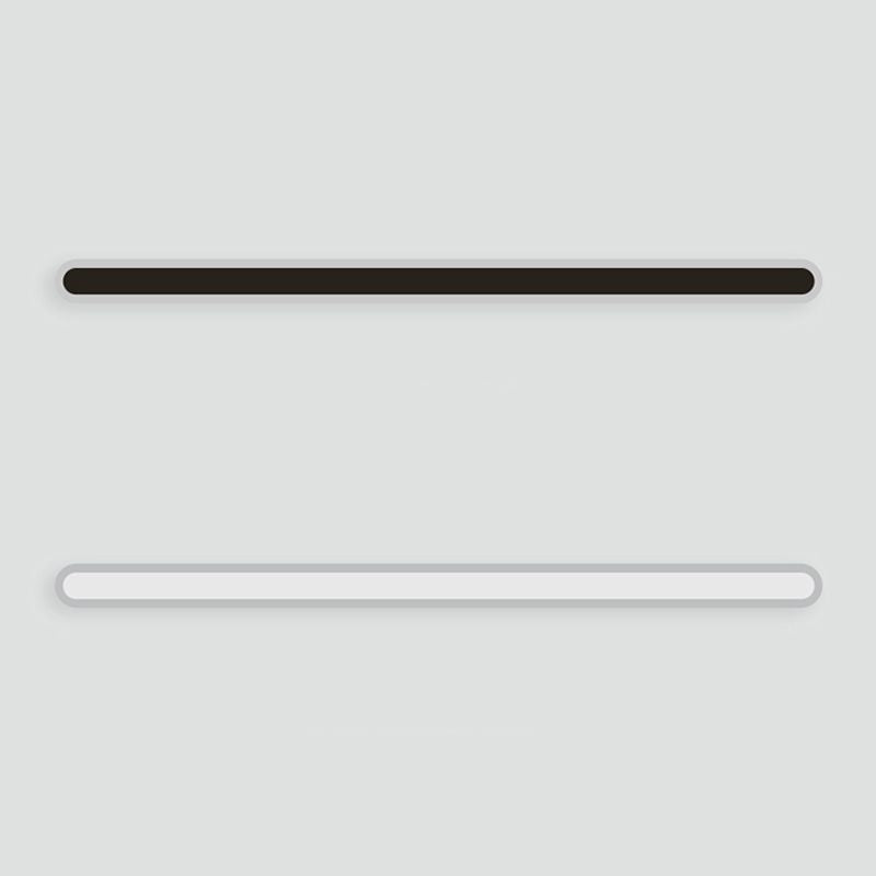 1 Light Metal Wall Light Modern Simple Style Linear Shape Wall Mounted Light Fixture