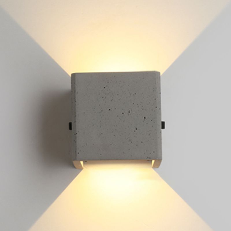 Modern Wall Light Fixture Simple Cement Wall Washer for Outdoor Hallway