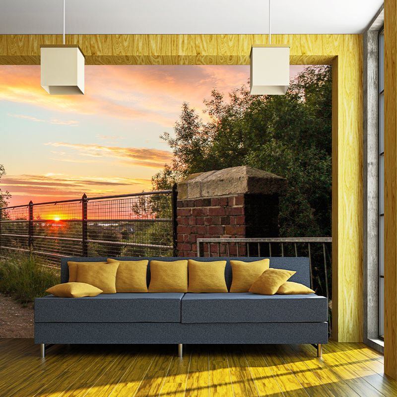 Customized Space Extension Mural Photography Environment Friendly for Bedroom