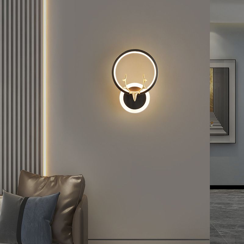 Contemporary Wall Sconce Copper Sconce Light Fixture for Bedroom