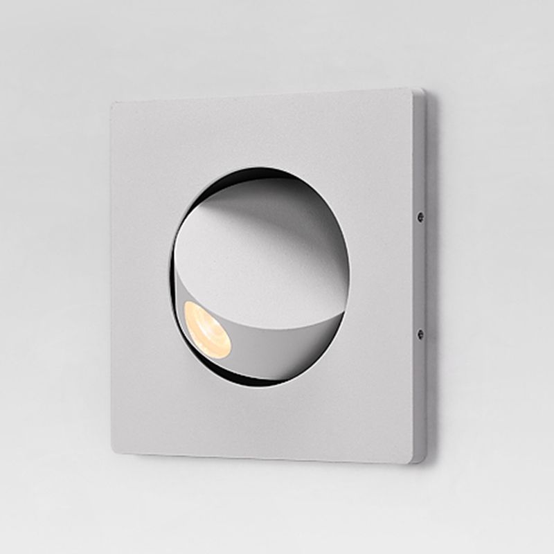 Geometric Shade Metal Wall Sconce Modern Style 1 Light Wall Mount Lighting