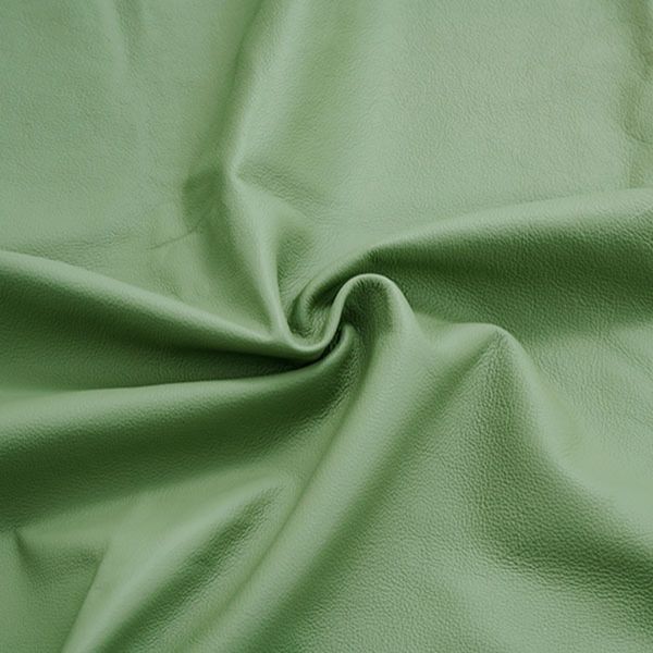 Contemporary Pouf Ottoman Genuine Leather Upholstered Portable Ottoman