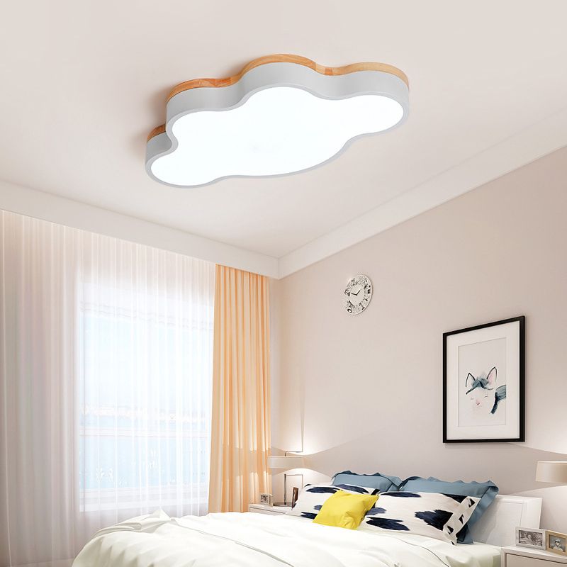 Kreative LED-Einbauleuchte Cloud Deckenleuchte mit Acrylschirm für Babyschlafzimmer