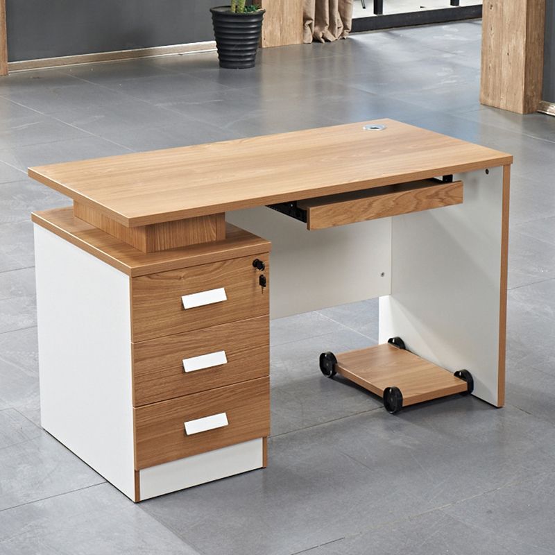 Engineered Wood Writing Desk Industrial Rectangular Desk for Office