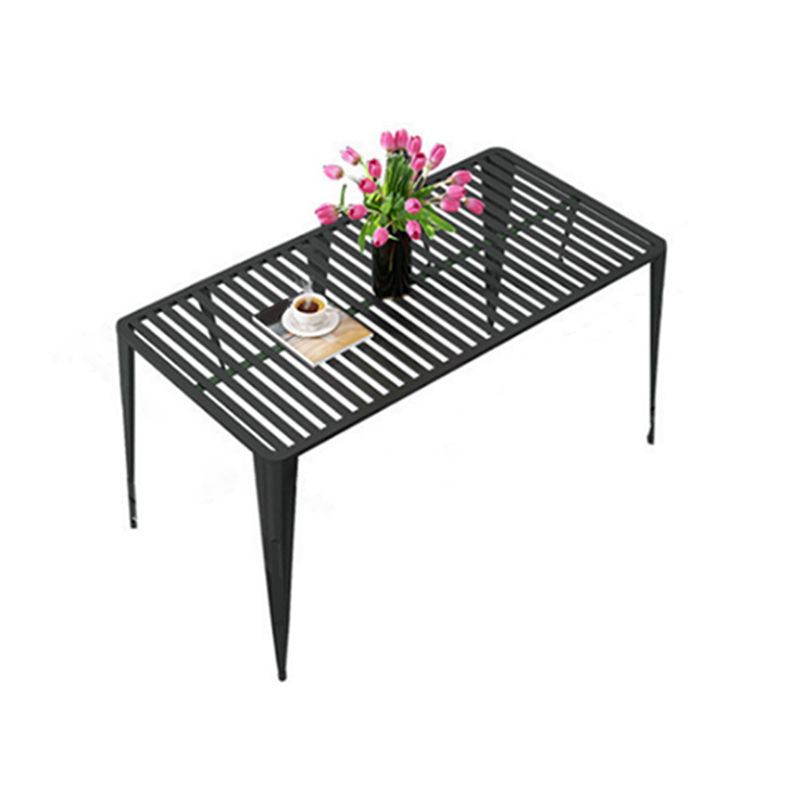 Modern Metal Dining Set 1/5/7 Piece Rectangular Dining Table Set