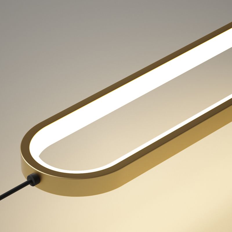 Modern Creative LED Hanging Lamp Aluminium Linear Pendant Light with Acrylic Shade