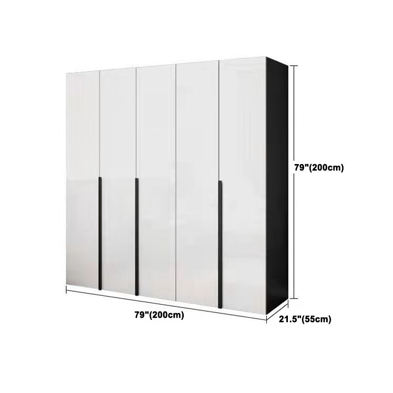 Modern Storage Cabinet Engineered Wood Wardrobe Armoire for Bedroom