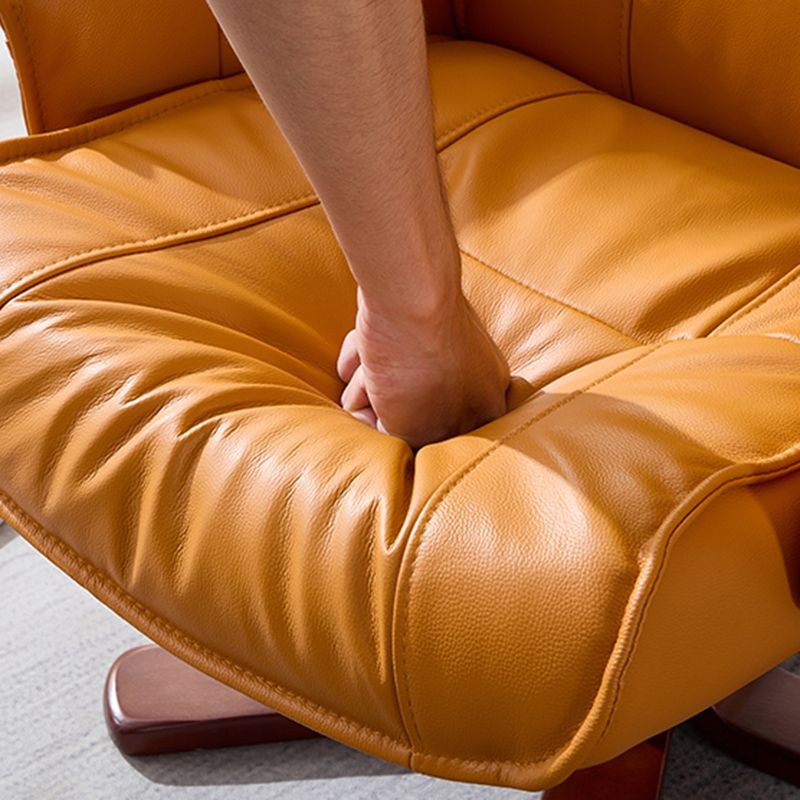 Indoor Upholstery Chair Recliner Genuine Leather Recliner with Ottoman