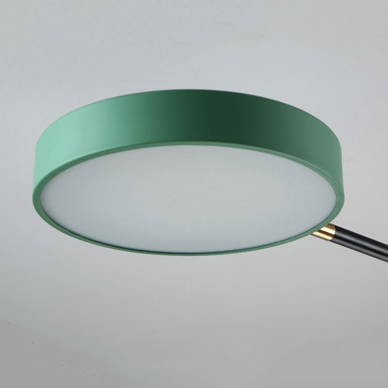 Two Layers Iron Chandelier Contemporary Style Pendant Light for Living Room Dinning Room