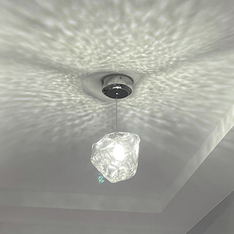 Glass Hanging Pendant Lights Contemporary Suspension Lamp for Bedroom