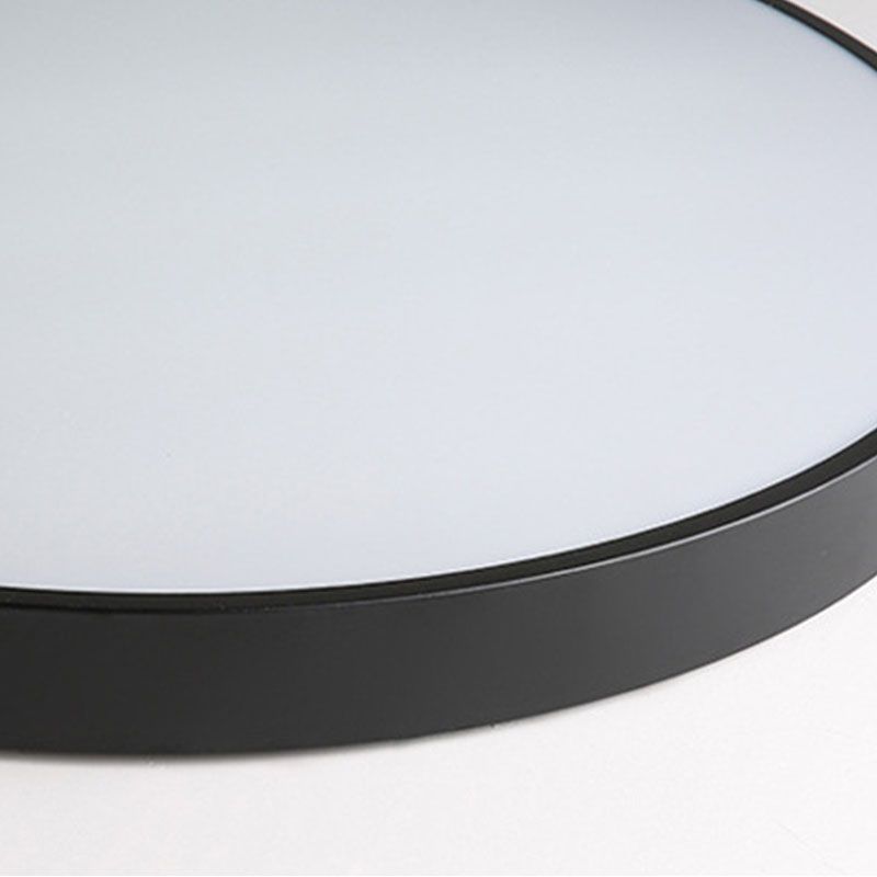 Nordic Modern Style Round Ceiling Lamp Acrylic 1 Light LED Flush Mount Light for Corridor
