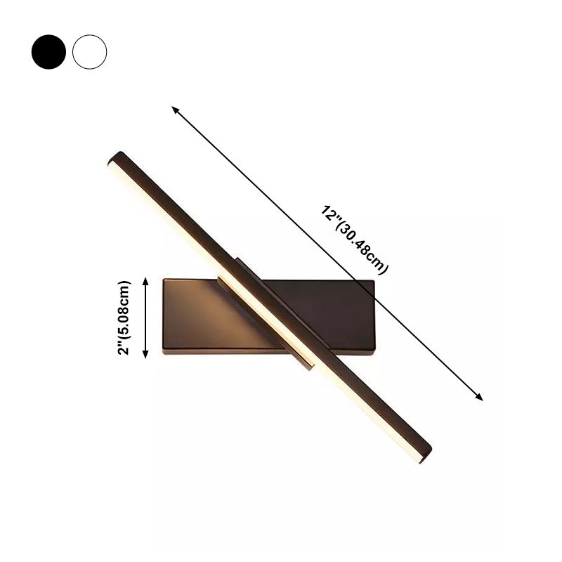 Lineare Form 1 Lichtwandbeleuchtung moderner Metallwandhalterung Beleuchtung