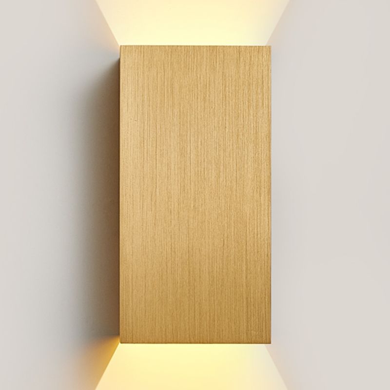 Quadratische Form Metallwand Licht moderner Stil 2 Leichter Wandhalterung Leuchte