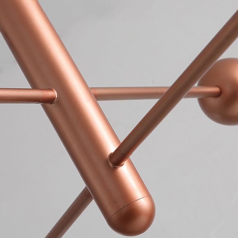 Candelera en forma de embudo de sala con tono negro/blanco metal de metal contemporáneo Luz colgante