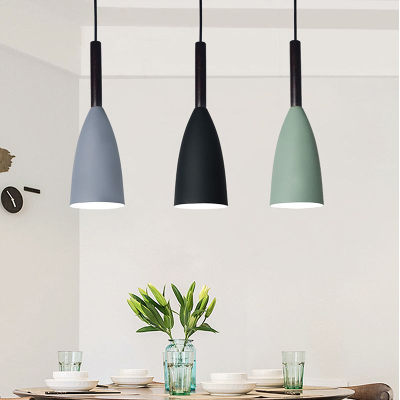 Bottle Pendant Ceiling Light Simplicity Style Metal Ceiling Pendant Lamp for Dinning Room