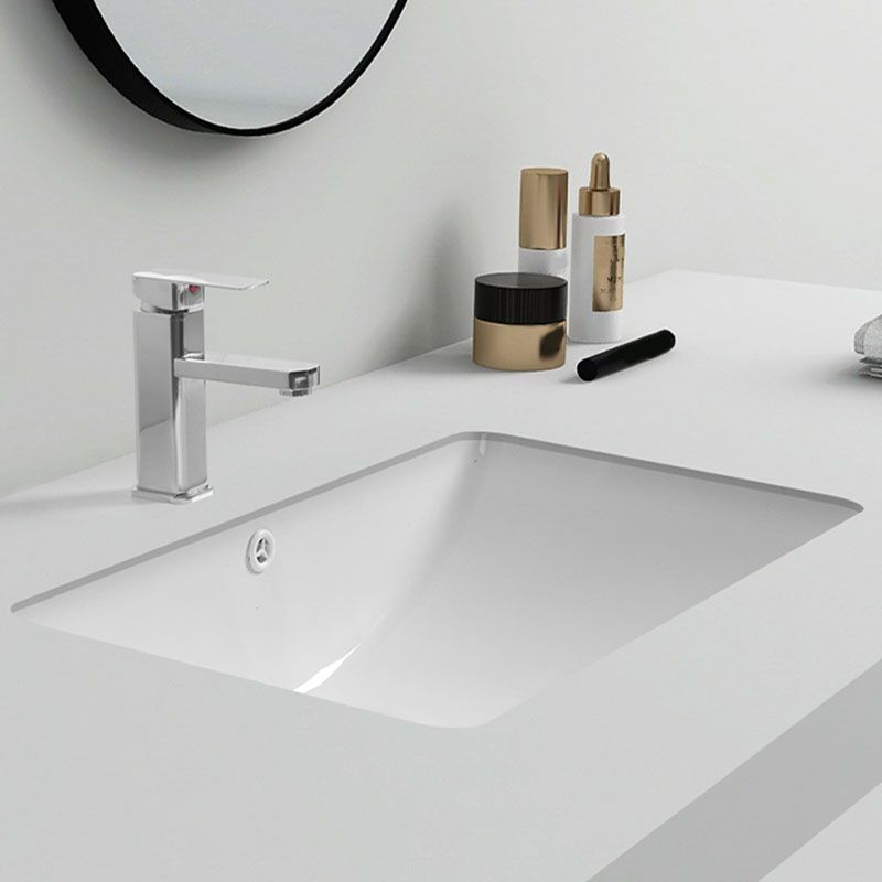 Modern Oval Wash Stand Ceramic Table Installation Bathroom Sink