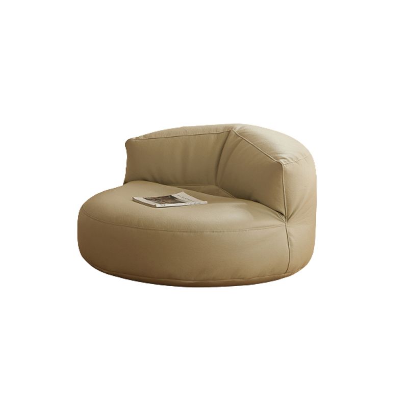 Contemporary Armless Single Sofa Chair Solid Color Accent Chair