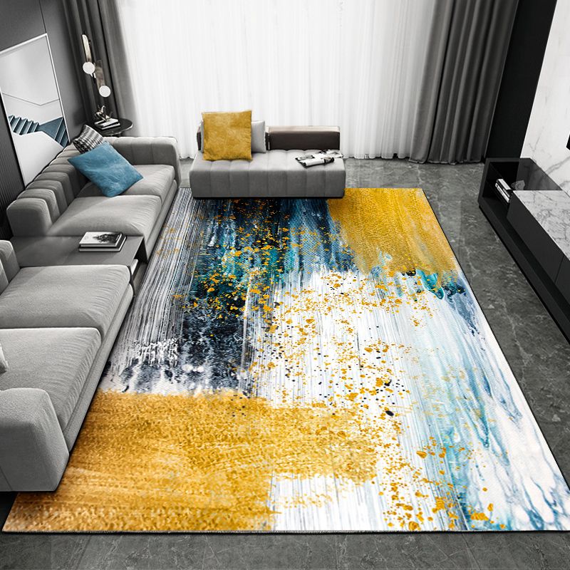 Tapis de tapis audacieux couleur mélange.