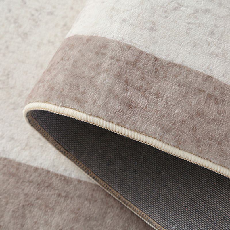Modern European Area Rug Rectangle Polyester Stain Resistant Indoor Rug