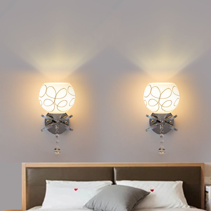 Modern Simple Iron Vanity Light Ball Shape Vanity Lamp for Shower Room