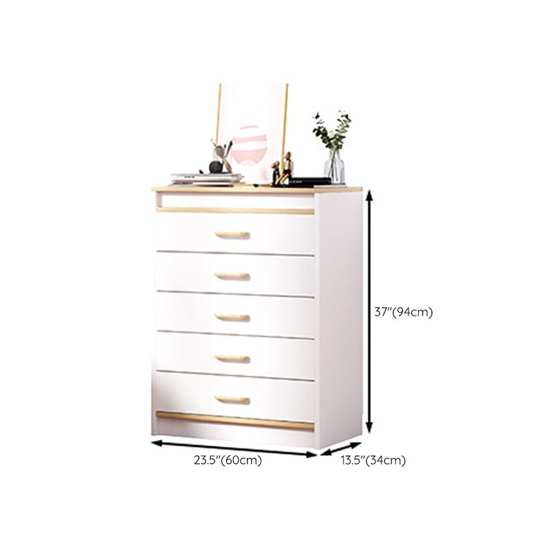 13.26-inch Width Modern Storage Chest Manufactured Wood Storage Chest Dresser
