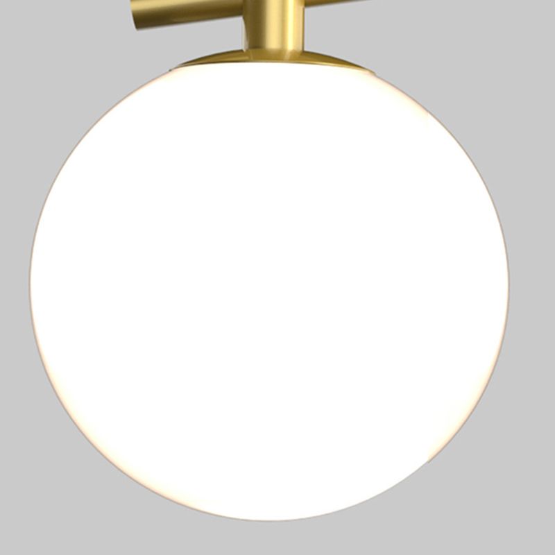 Postmoderne 3 -Tier -Kronleuchter -Leuchten Metall- und Glashängekronleuchter für Cafe