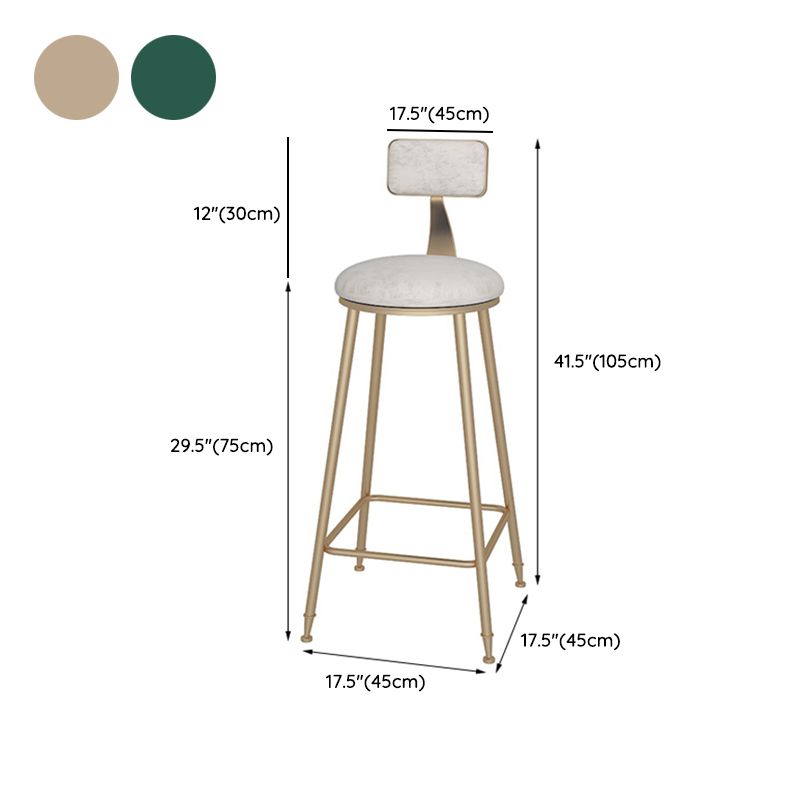 Glam Style Bistro Set 1/3 Pieces Stone Bar table with Upholstered Stools