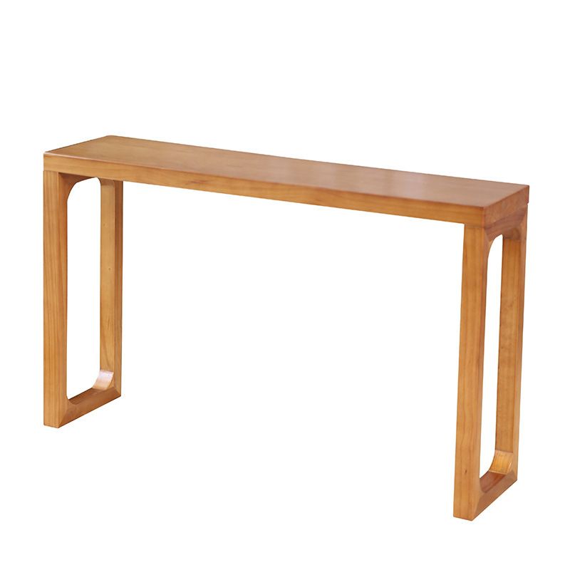 Mid-Century Modern Console Table Wood Rectangle Sofa Console Table