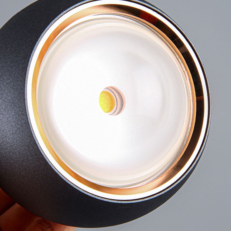 Forme ronde Metal Hanging Light Moderne 1 lumière suspendue à la lumière Light