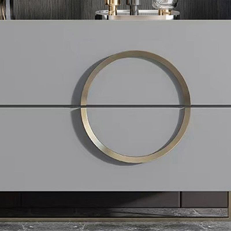 Classic Glam Combo Dresser Birch Storage Chest Dresser for Bedroom