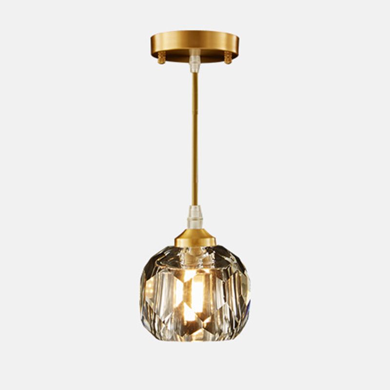 Globe Suspended Lighting armatuur Moderne Luxury Style Crystal Pendant plafondlampen voor eetkamer