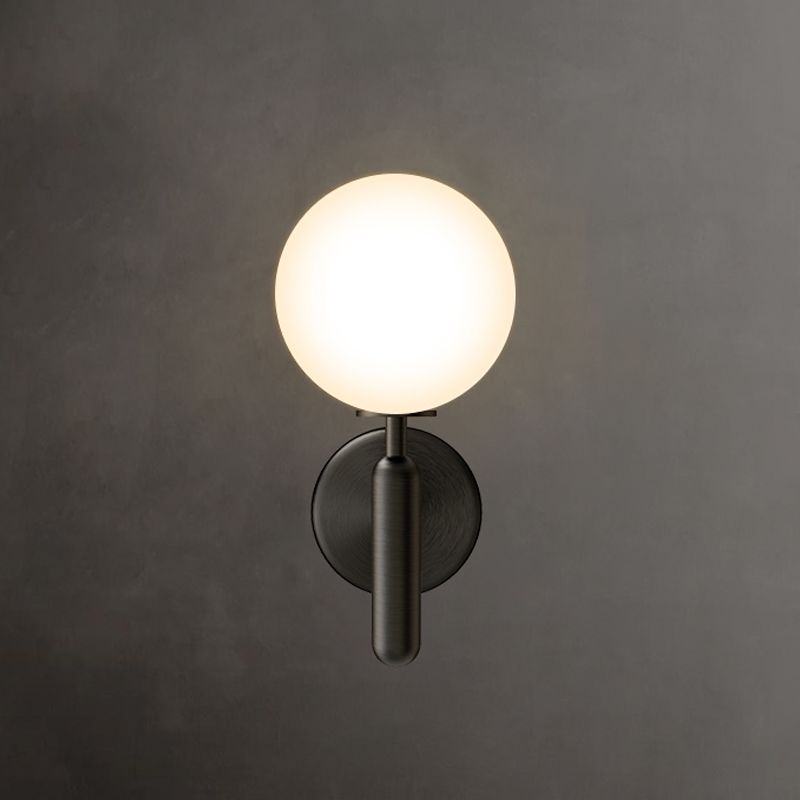 Luces de apliques de pared globales de estilo moderno 1 iluminación ligera de montaje en pared para dormitorio