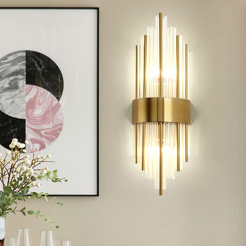 Modern Style Wall Mount Light Simple Wall Lamp with Glass Shade for Dining Room