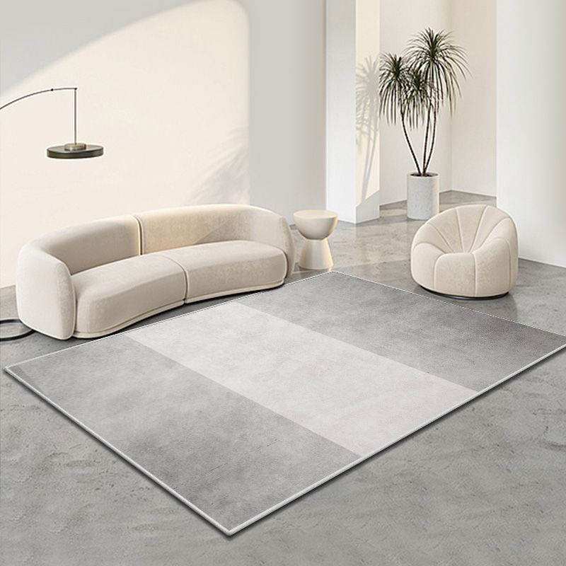 Tapis de zone moderne chic Modèle géométrique Polyester Area Tapis tapis de support sans glissement pour le salon