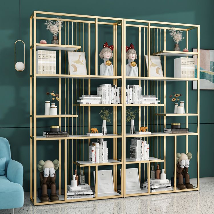 Libreria etagere aperta industriale telaio in ferro -scaffale in legno fabbricato scaffale