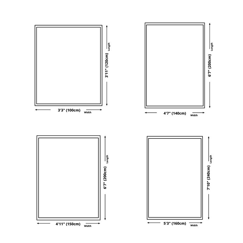 Dark Red Simplicity Rug Polyester Father Christmas Rug Washable Rug for Living Room