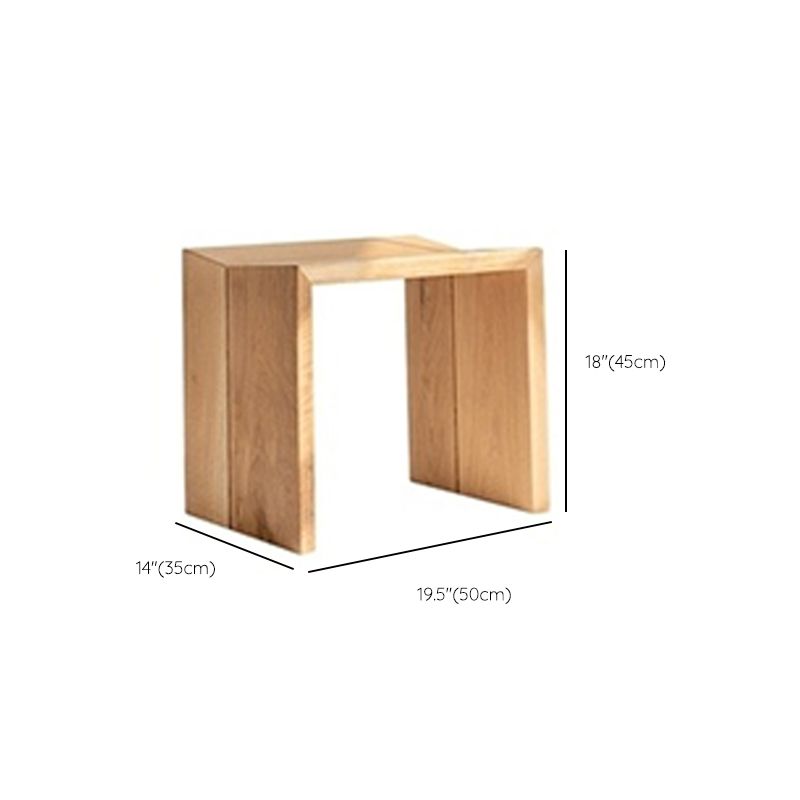 Modern 1/2/5 Pieces Dining Set Solid Wood Rectangle Dining Table Set in Natural