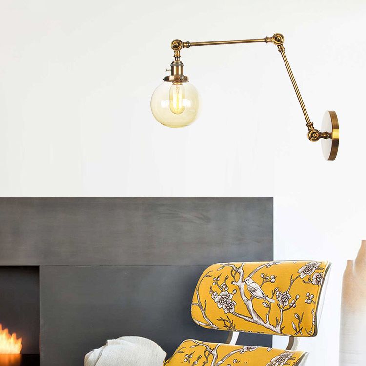 Stile industriale SCONCE MOLTO 1 BUB GLUB MOLTO MONTRO A MONTRIO PER CAMERA PER CAMERA