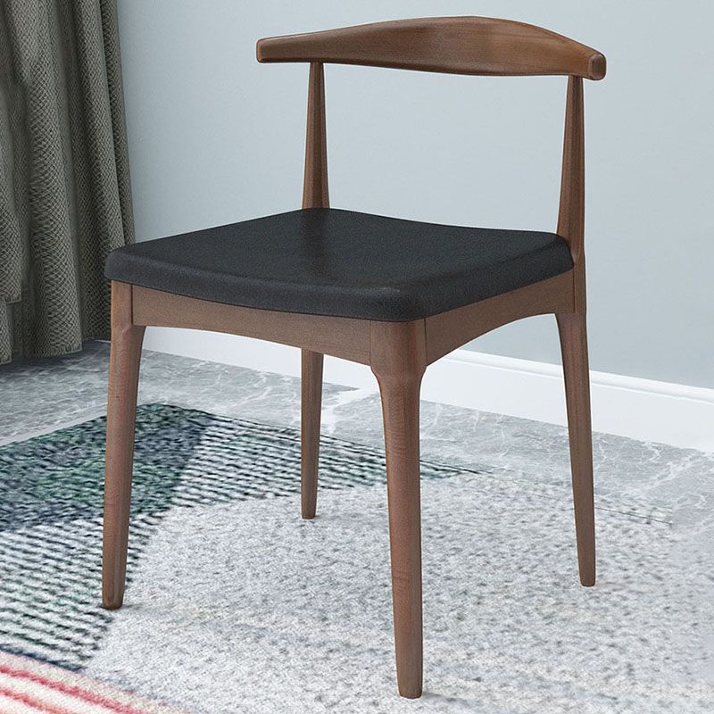 Silla lateral industrial con respaldo abierto para cocina, sillas laterales de comedor de madera