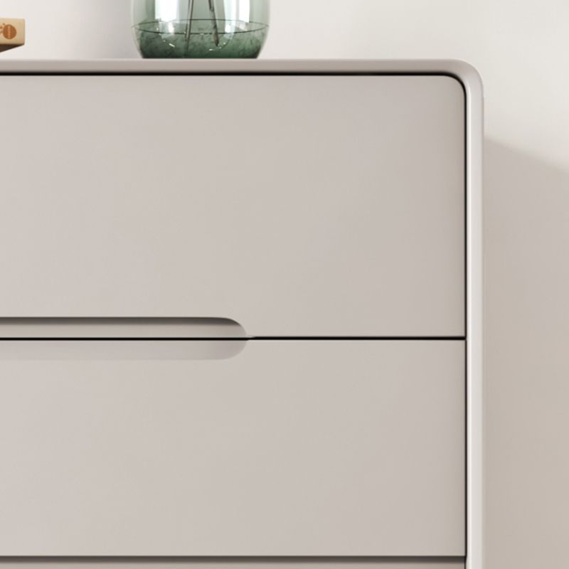 Contemporary Storage Chest Dresser Solid Wood Dresser with Drawers