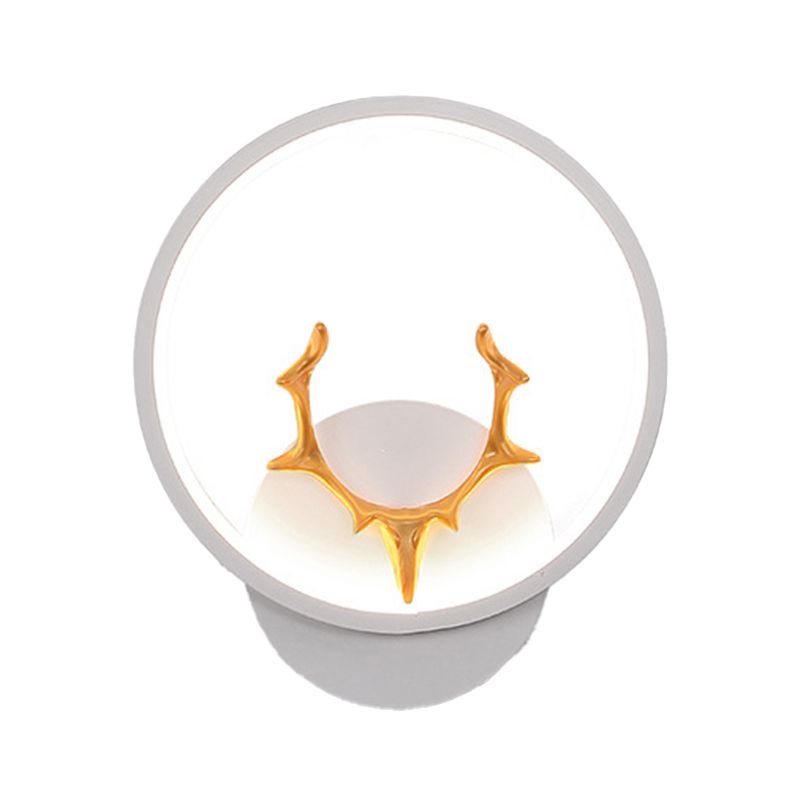 1 Light Unique Shape Wall Mounted Light Modern Sconce Light Fixture for Living Room