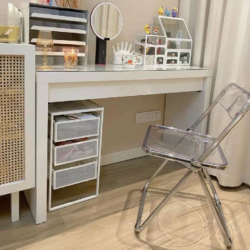 Plástico del diseño industrial que cena la silla lateral plegable de la parte posterior abierta sin brazos de la silla