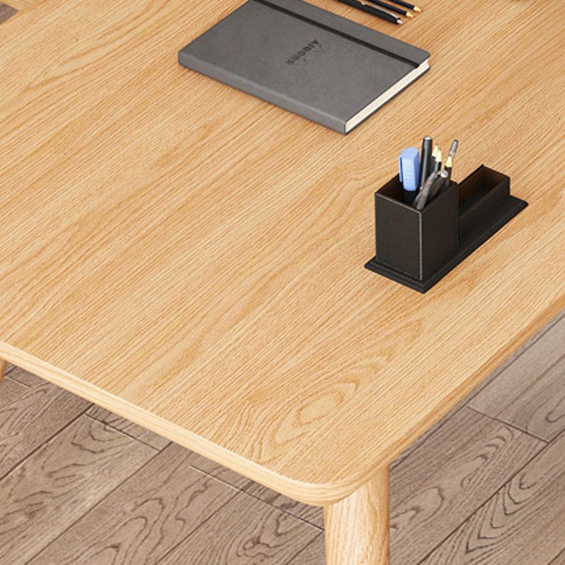 Contemporary Solid Wood Dining Table Natural Dining Table for Dining Room
