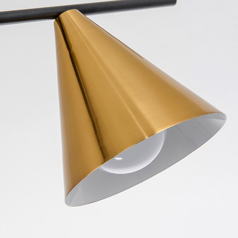 Black/Golden Kitchen Island Lighting  Metal Ceiling Light for Living Room