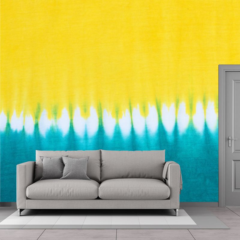 Washable Farm Field Mural Minimalist Aesthetics Non-Woven Wall Decor, Custom Made