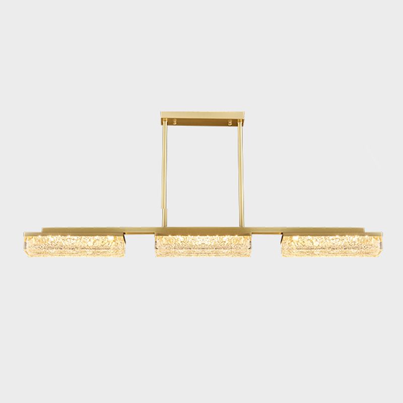 Pendentif linéaire de style contemporain