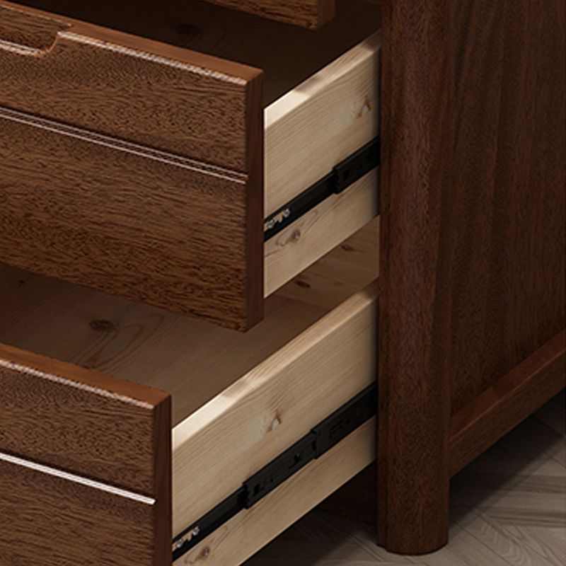 Traditional Solid Wood Lingerie Chest Soft-Close Drawers Bedroom Storage Chest
