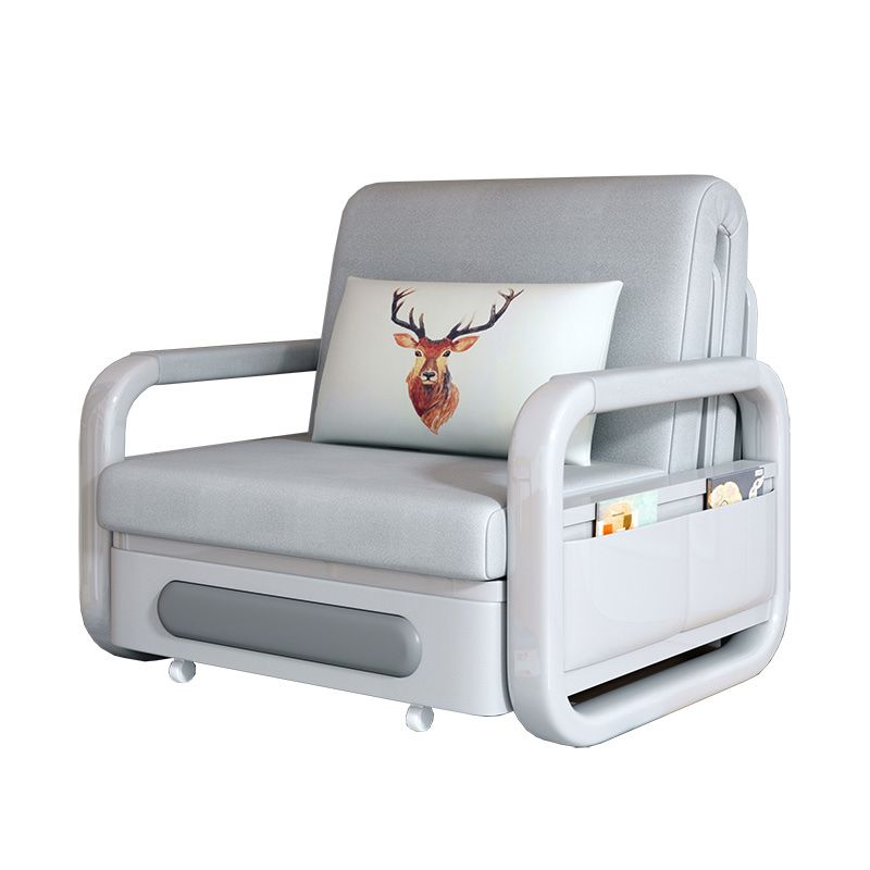 Pillow Included Sofa Futon Cushion Back Square Arm Convertible Sofa