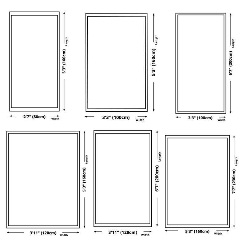 Modern Color Block Rug Polyester Beige Area Carpet Non-Slip Backing Rug for Living Room